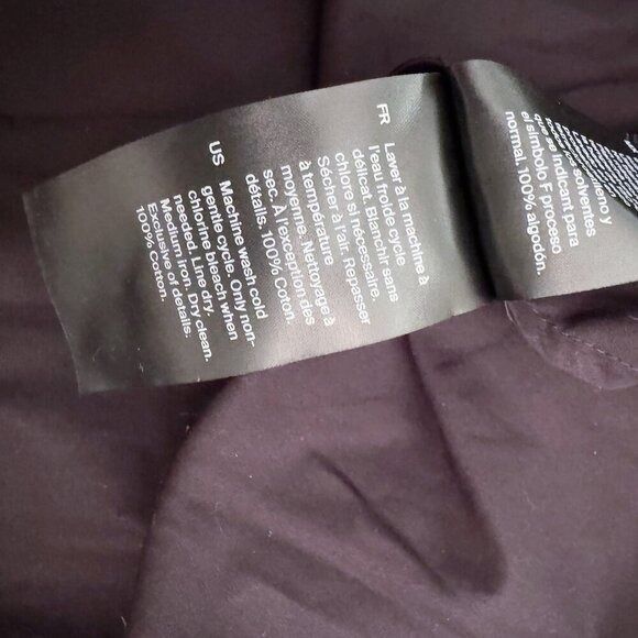 COS V-Neck Midi Slip Dress in BLACK - Size 8 - Picture 6 of 7